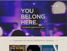 Tablet Screenshot of gracecommunity.org